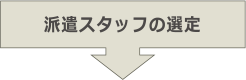 派遣スタッフの選定